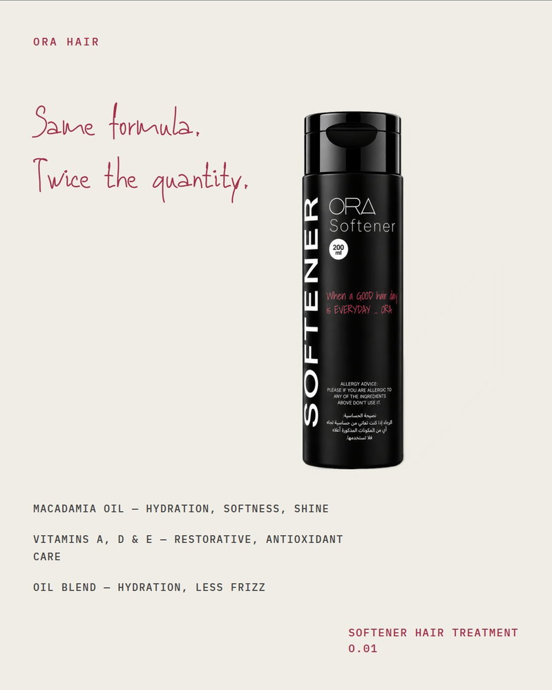 The full 200 ml size is the same 40-minute at-home treatment, with twice the quantity of the 100 ml. Suited to long or thick hair, or more t...