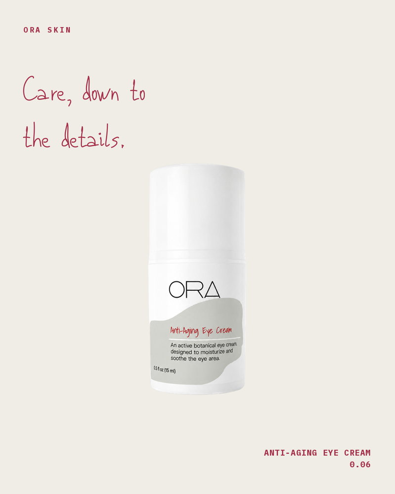The eye area asks for a different kind of care. O.06 is a botanical eye cream designed to moisturize and soothe the delicate skin around the...