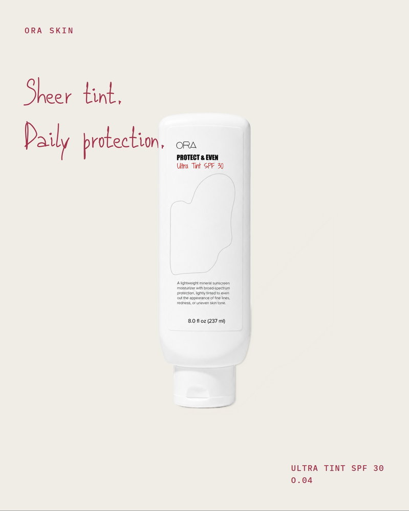 Sheer tint and broad-spectrum SPF 30 in one step — for a more even-looking tone with daily protection.